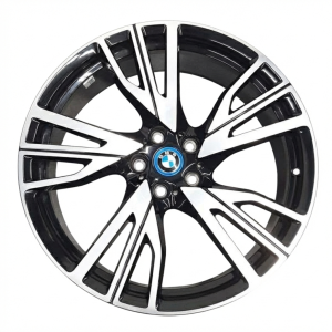 2014-2020 BMW i8 Black 20x7.5 Machined Black Alloy Wheel - Left (Driver) (New OEM)