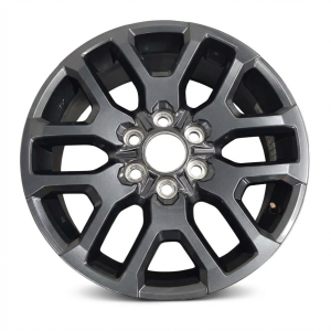 2023-2025 Toyota Sequoia Black 20x8 6 Y-Spoke Painted Charcoal Alloy Wheel (New OEM)