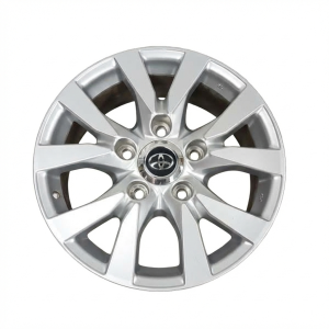 2016-2021 Toyota Land Cruiser Silver 18x8 10-Spoke Silver Painted Alloy Wheel (Used OEM)