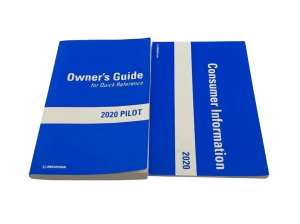 2019-2022 Honda Pilot Owners Manual with Storage Cover (Used OEM)