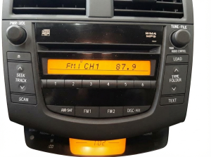 2006-2008 Toyota RAV4 AM-FM-CD Radio Receiver with Display (Used OEM)