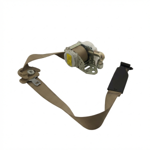 2011-2013 Toyota Highlander Tan Seat Belt Assembly with Pretensioner - Front (Used OEM)