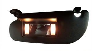 2015-2017 Ford Expedition Black Sun Visor with Garage Door Opener - Left (Driver) (Used OEM)