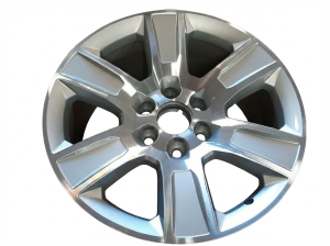 2014-2018 Chevrolet Silverado 1500 Silver 20x9 6-Spoke Machined Silver Alloy Wheel (Remanufactured OEM)