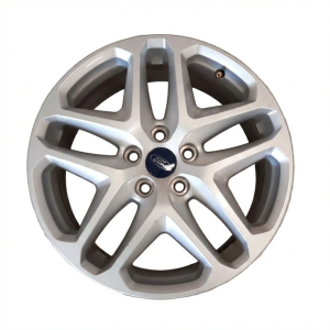 2013-2016 Ford Fusion 5 Split-Spoke Painted Silver Alloy Wheel (Used OEM)