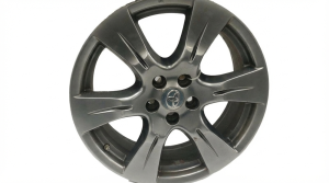 2011-2020 Toyota Sienna Black 19x7 6-Spoke Hyper Silver Alloy Wheel (Used OEM)