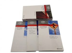 2017 Toyota Sienna Owners Manual with Storage Cover (Used OEM)