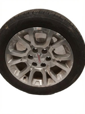 2015-2020 GMC Yukon XL 18x8.5 6 Double-Spoke Machined Silver Alloy Wheel (Used OEM)
