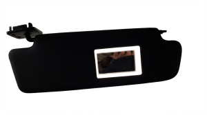 2015-2018 Porsche Cayenne Black Sun Visor with Illuminated Vanity Mirror - Right (Passenger) (Used OEM)