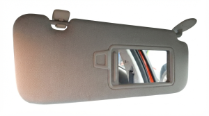 2021-2025 Hyundai Elantra Gray Sun Visor with Sunroof and Illuminated Mirror - Right (Passenger) (Used OEM)