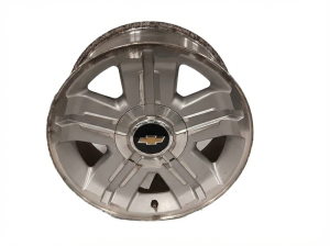 2007-2014 Chevrolet Tahoe 18x8 Machined Silver Alloy Wheel (Used OEM)
