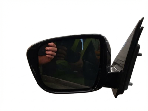 2017 Nissan Pathfinder Gray Side/Door Mirror - Left (Driver) (Used OEM)