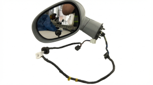 2020-2023 Dodge Challenger Gray Power Heated Blind Spot Door/Side View Mirror - Left (Driver) (Used OEM)