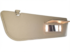 2009-2014 Ford E-150 Gray Sun Visor - Right (Passenger) (Used OEM)