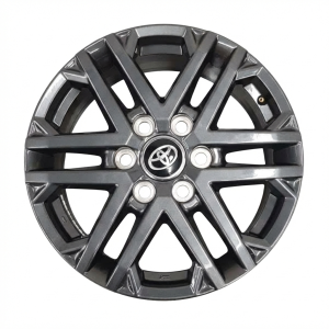 2023-2025 Toyota Sequoia Black 18x7.5 6 Double-Spoke Alloy Wheel (New OEM)