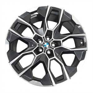 2023-2025 BMW X7 Gray 5 U-Spoke Machined Gray Alloy Wheel (New OEM)