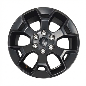 2021-2025 Ford F-150 Black 18x8.5 6-Spoke Y-Spoke Silver Painted Alloy Wheel (New OEM)