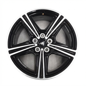 2024-2025 Ford Mustang Black 18x8 5-Spoke Machined Black Alloy Wheel (New OEM)