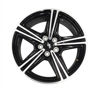 2024-2025 Ford Mustang Black 18x8 5-Spoke Machined Black Alloy Wheel (New OEM)