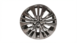 2021-2024 Toyota Venza Silver 19x7 15-Spoke Smoked Hyper Silver Alloy Wheel (Used OEM)