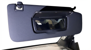 2023-2025 GMC Canyon Black Sun Visor without Illuminated Vanity Mirror - Right (Passenger) (Used OEM)