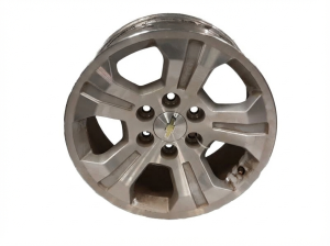 2015-2020 Chevrolet Suburban 18x8.5 5-Spoke Machined Silver Alloy Wheel (Used OEM)