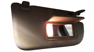 2013-2019 Ford Escape Gray Sunroof and Illuminated Mirror Sun Visor - Right (Passenger) (Used OEM)