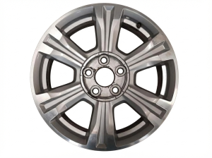 2016-2017 GMC Terrain Silver 18x7 6-Spoke Silver Machined Alloy Wheel (Used OEM)