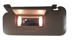 2021 Ford Escape Gray Illuminated Sun Visor without Garage Door Opener - Left (Driver) (Used OEM)