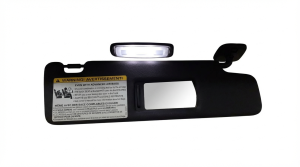 2010-2017 Audi S5 Black Illuminated Sun Visor - Right (Passenger) (Used OEM)