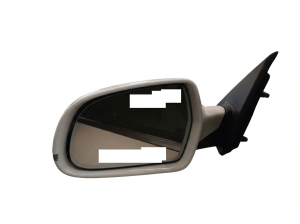 2015-2017 Audi A5 White Power Heated Blind Spot Signal Door/Side View Mirror - Left (Driver) (Used OEM)
