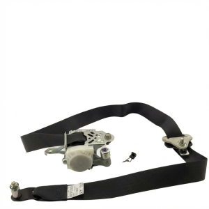 2014-2018 Subaru Forester Black Seat Belt Assembly with Pretensioner - Front (Used OEM)