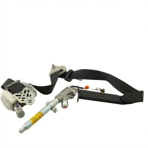 2014-2018 Subaru Forester Black Seat Belt Assembly with Retractor and Pretensioner - Front (Used OEM)