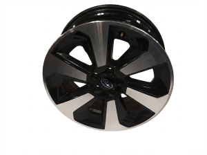 2017-2018 Subaru Forester Gray Machined Charcoal Alloy Wheel (Used OEM)