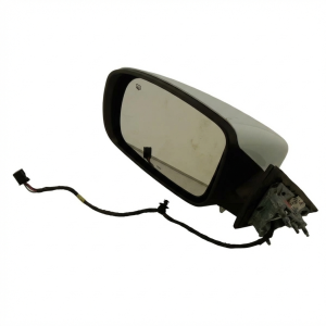 2015-2019 Dodge Charger White Power Heated Door/Side View Mirror - Left (Driver) (Used OEM)