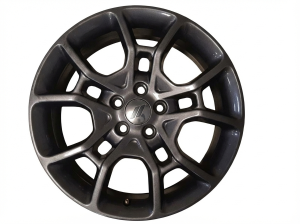 2017 Dodge Charger Black 19x7.5 10-Spoke Smoked Hyper Silver Alloy Wheel (Used OEM)