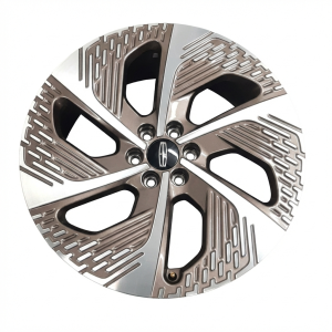 2025 Lincoln Navigator Tan 24x9.5 6-Spoke Angled Machined Alloy Wheel (New OEM)