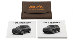 2014-2018 Jeep Cherokee Owners Manual with Storage Cover (Used OEM)