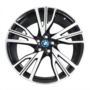 2014-2020 BMW i8 Black Machined Black Alloy Wheel - Left (Driver) (Used OEM)