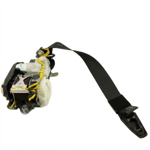 2012-2015 Audi A6 Black Seat Belt Retractor Assembly with Pretensioner - Front (Used OEM)