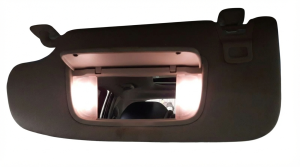 2015-2024 Ford Edge Gray Sun Visor with Garage Door Opener - Left (Driver) (Used OEM)