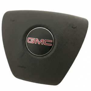 2013-2014 GMC Yukon Black Steering Wheel Air Bag - Left (Driver) (Used OEM)