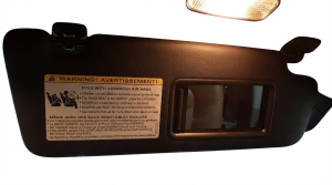 2015-2017 Audi SQ5 Black Sun Visor - Right (Passenger) (Used OEM)