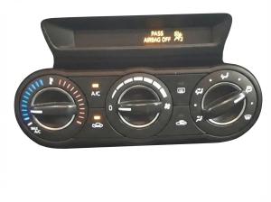2014-2016 Mazda 3 Black Manual Temperature Control Module (Used OEM)