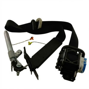 2014-2020 Nissan Rogue Black Seat Belt Assembly with Pretensioner - Front, Right (Passenger) (Used OEM)