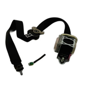 2016-2021 Honda Civic Black Seat Belt Assembly with Pretensioner - Front, Left (Driver) (Used OEM)