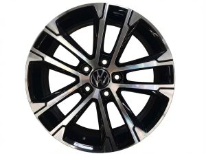 2022-2024 Volkswagen Jetta Black 10-Spoke Alloy Wheel (Remanufactured OEM)