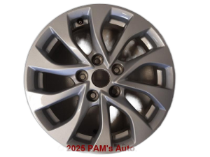 2016-2019 Nissan Sentra Silver 16x6.5 10-Spoke Silver Painted Alloy Wheel (Used OEM)