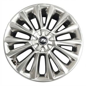 2020 Hyundai Palisade Silver 20x7.5 14-Spoke Smoked Hyper Silver Alloy Wheel (Remanufactured OEM)