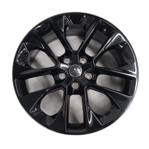 2024-2026 Jeep Wrangler Black 19-Inch 5 V-Spoke Painted Alloy Wheel (New OEM)